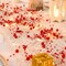 Christmas Garland with Lights, Lighted Berry Garland, 13.1FT Christmas Tree Garland, Christmas Decorations Indoor for Home Outdoor Gate Table Fireplace New Year Decor, Red